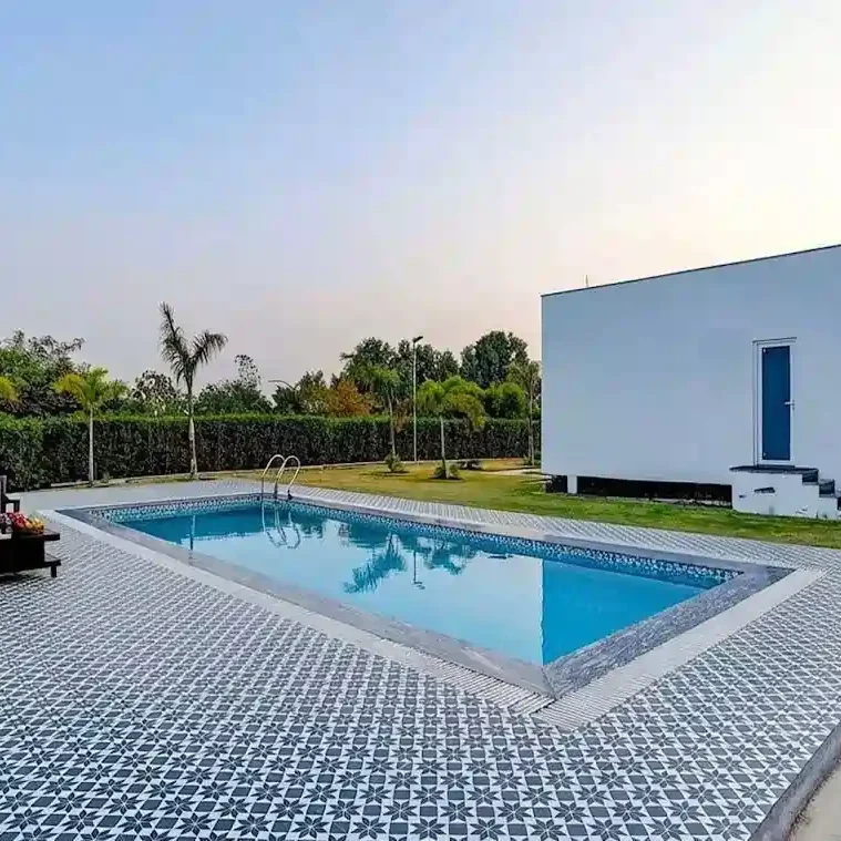 Rasa estate farms swimming pool open area