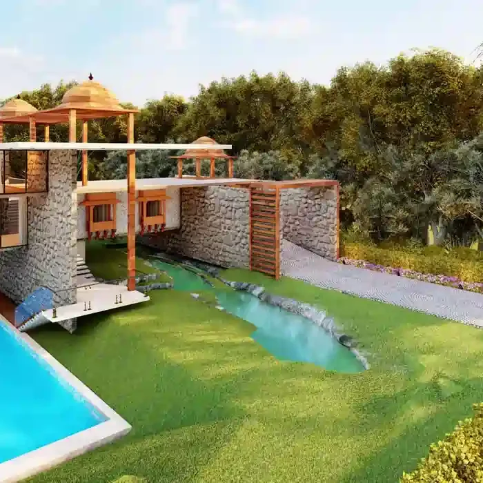 Sargam Farmland. swimming pool