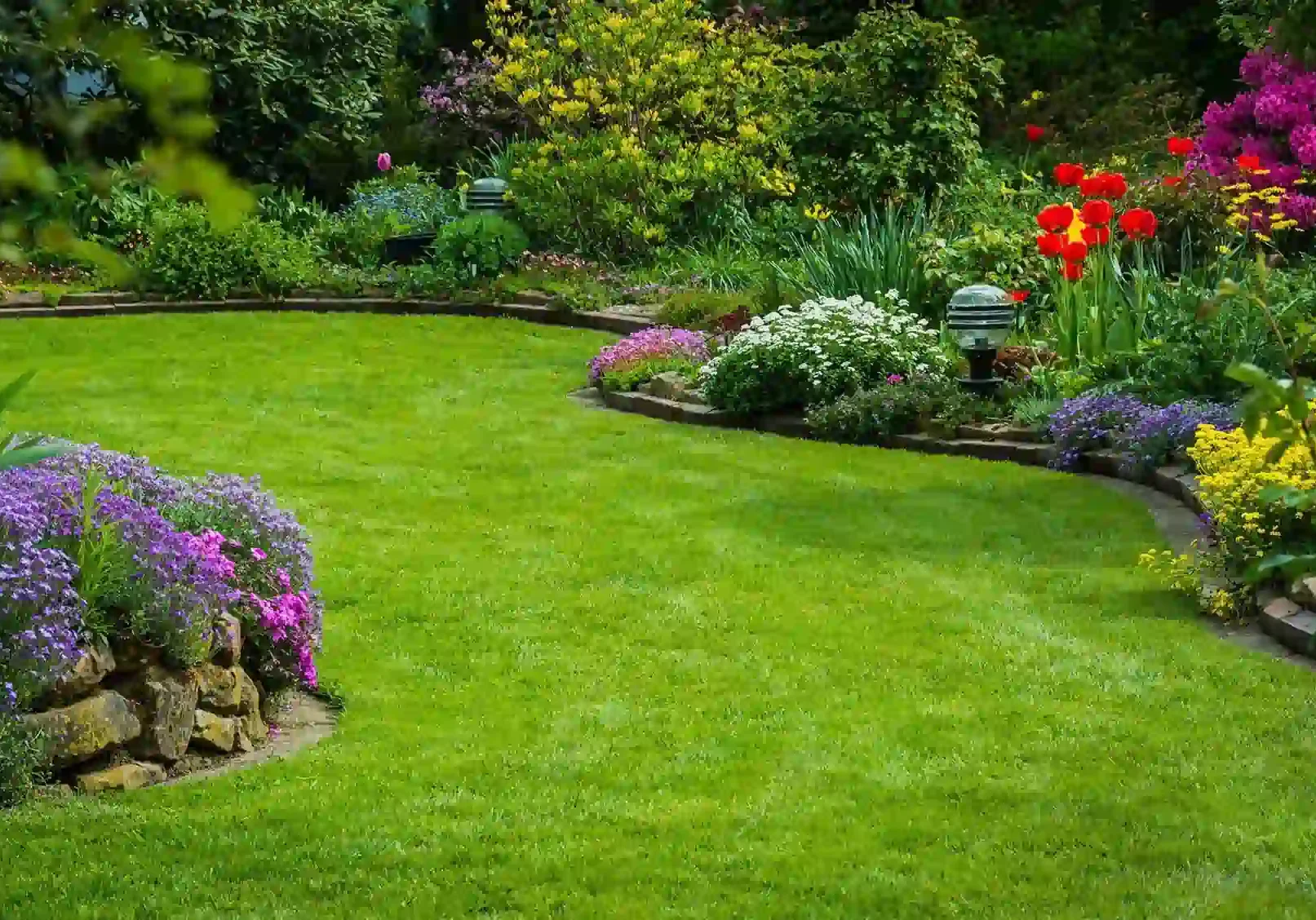 green landscape garden with flowers jasmine farms