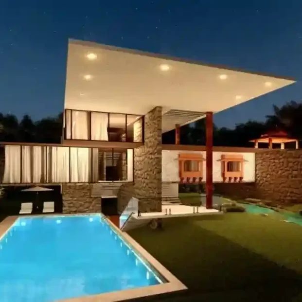 Rasa estate farms luxury living swimming pool