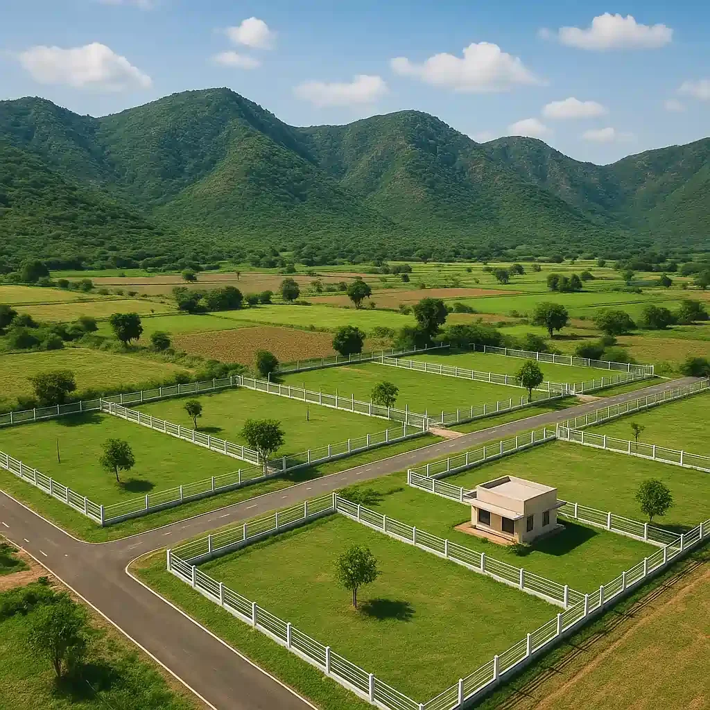 Weekend farmhouse retreat in Naugaon surrounded by lush green land